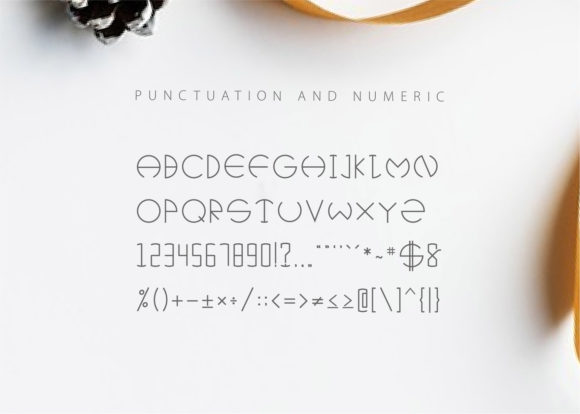 Technosia Font插图2