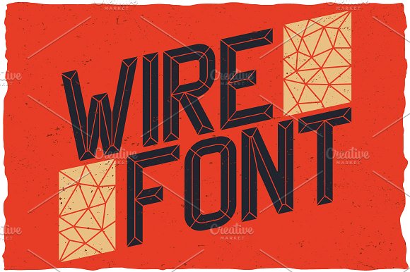 WireFont Vintage Label Typeface插图2