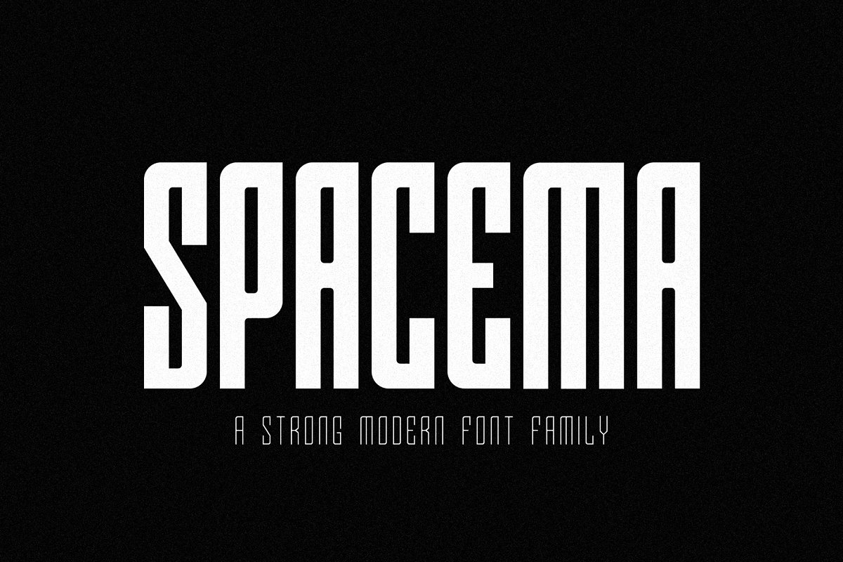 Spacema Font Family插图