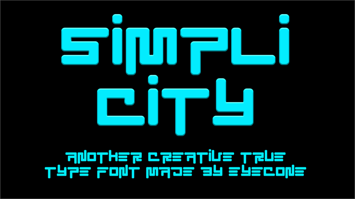 EC SimpliCity font插图1