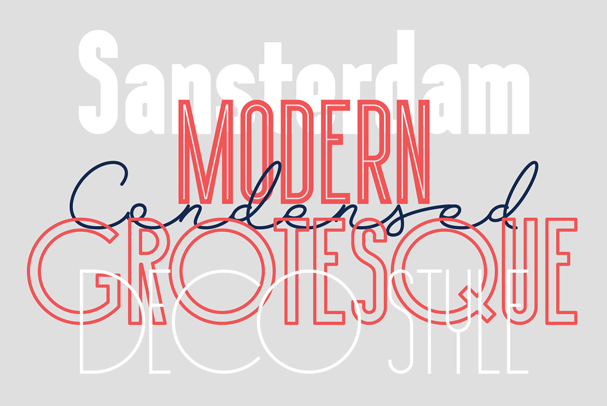 Sansterdam Font Family插图4