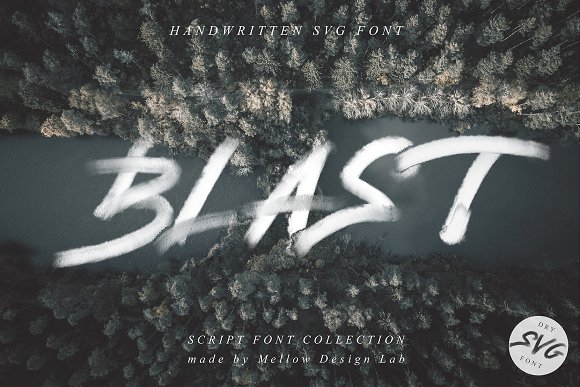 Blast SVG Font插图