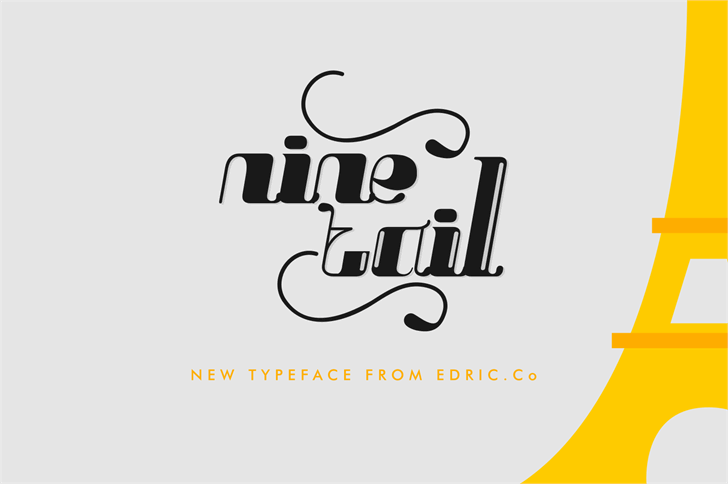 Nine tails inline font插图2