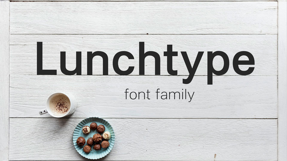 Lunchtype Font Family插图
