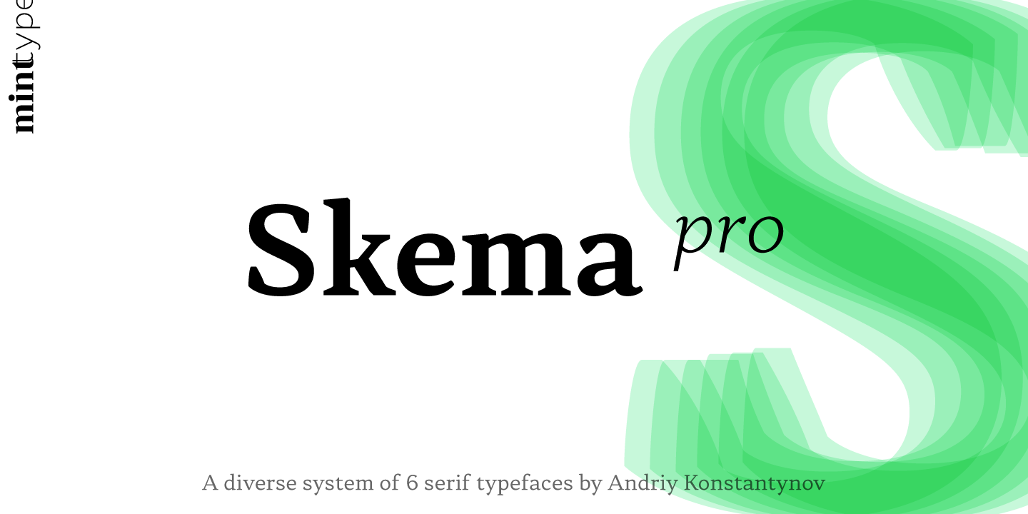 Skema Pro Display Font Family插图