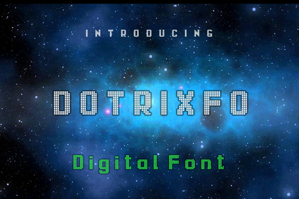 Dotrixfo Font插图