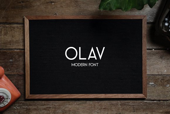 OLav Font Regular插图2