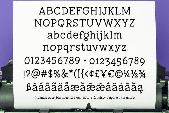 Tippy Tappy Type: a typewriter font插图1