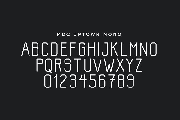 MDC Uptown – A Modern Condensed Font插图3