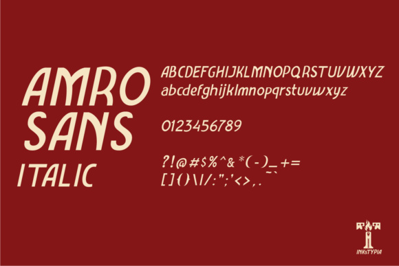 Amro Sans Family Font Family插图4