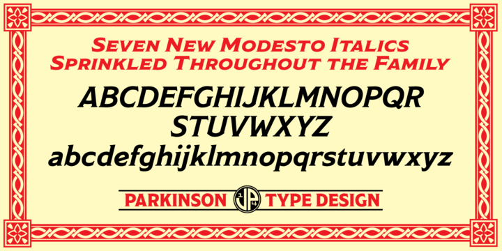Modesto Font Family插图2