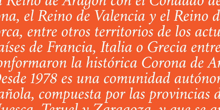 Aragon Font Family插图2