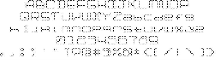 Calculatrix 24 font插图2