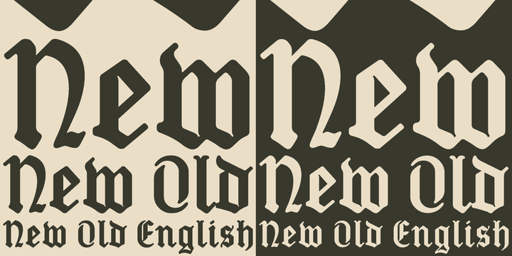 New Old English Font插图1