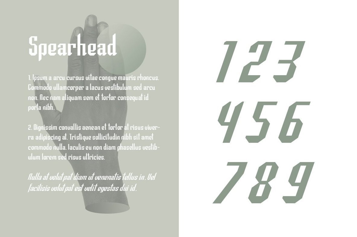 Spearhead Font Family插图2