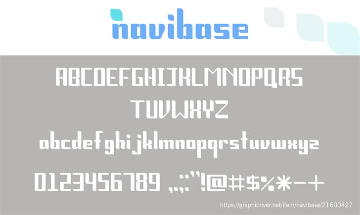 Navibase font插图2