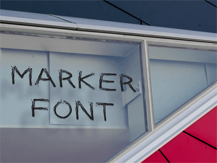 Marker Font插图