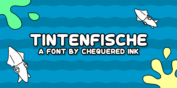 Tintenfische font插图