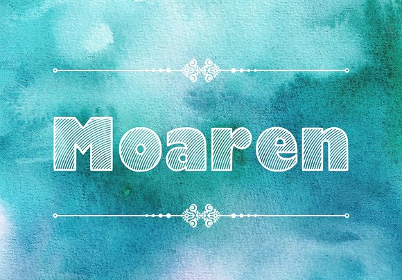Moaren Font插图2