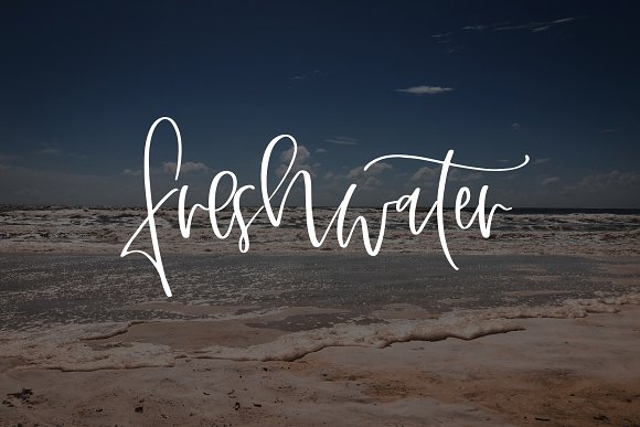 Freshwater Font插图