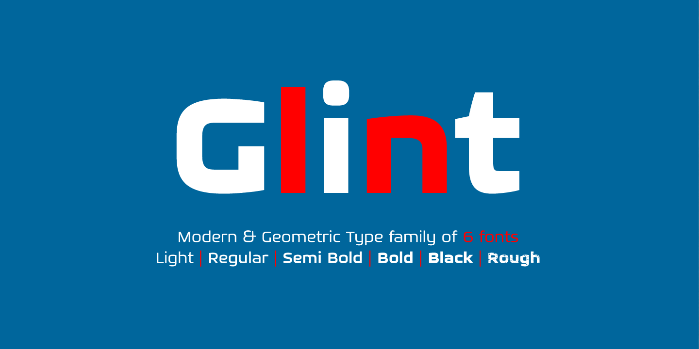 Glint Font Family插图
