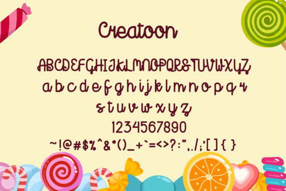 Creatoon Font插图3