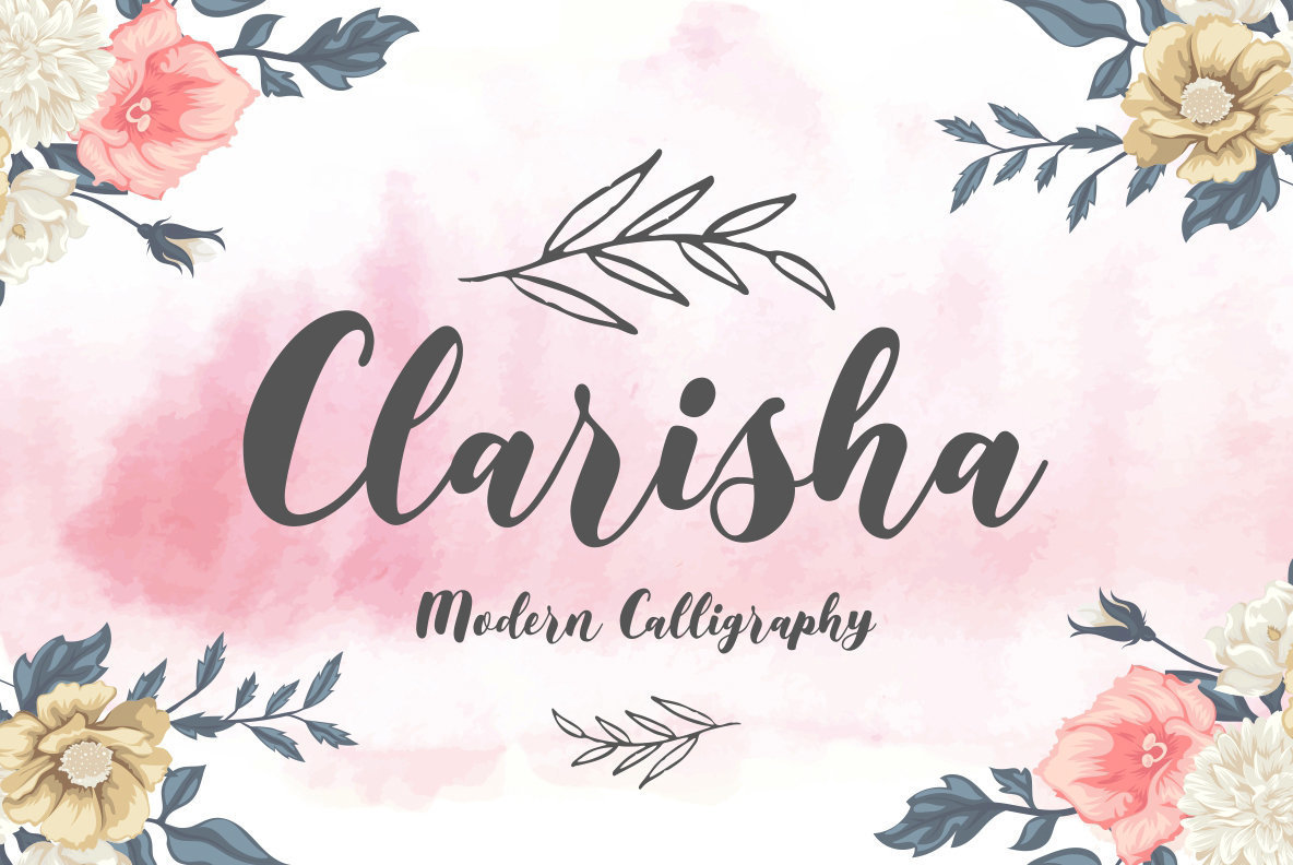 Clarisha Font Family插图
