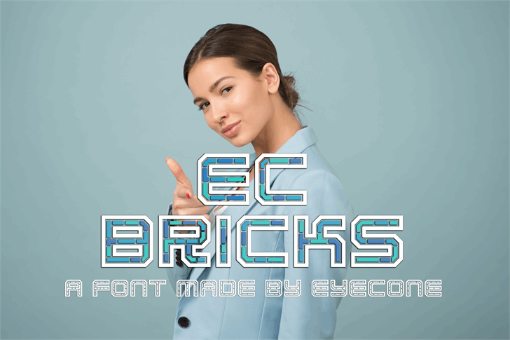 EC Bricks font插图1