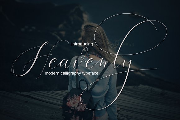 Heavenly – fancy fonts插图