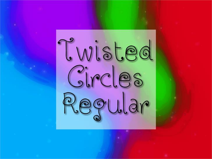 Twisted Circles Regular font插图1