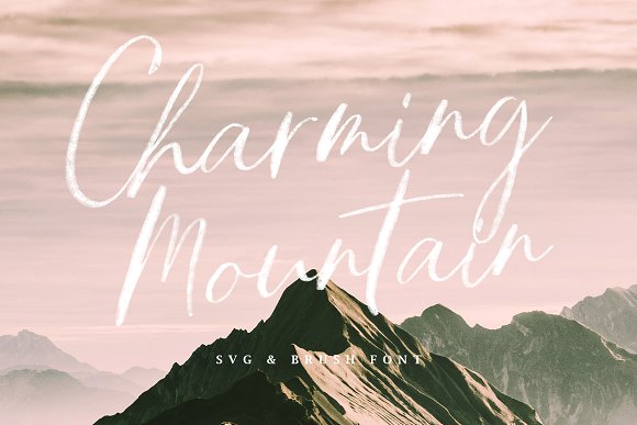 Charming Mountain Font插图1