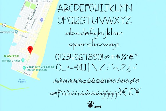 Beach Access Font插图1