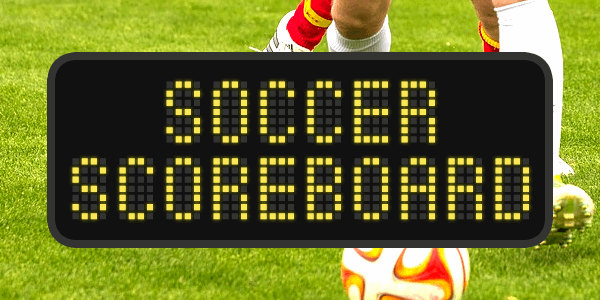 Soccer Scoreboard font插图