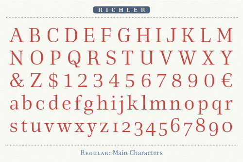 Richler Font Family插图3