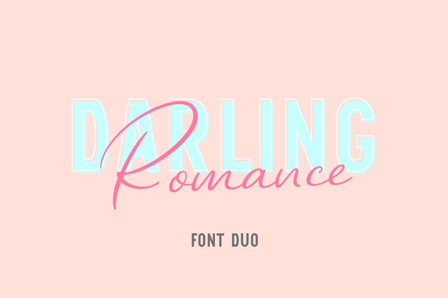 Darling Romans Font插图