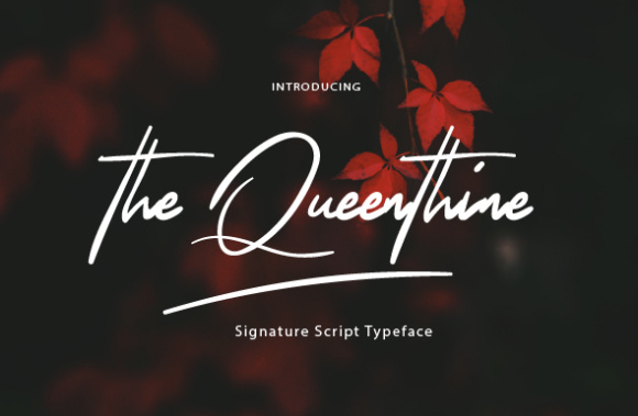 The Queenthine Font插图