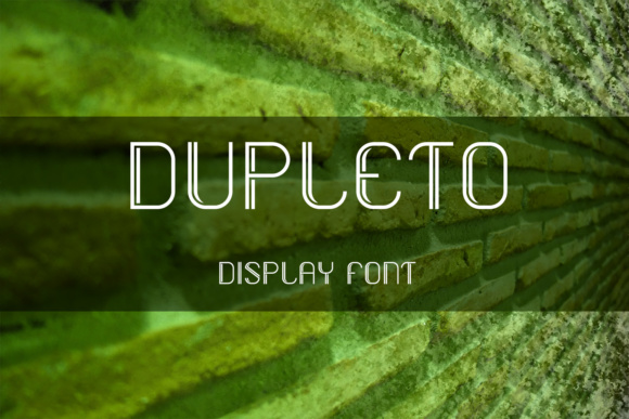 Dupleto Font插图