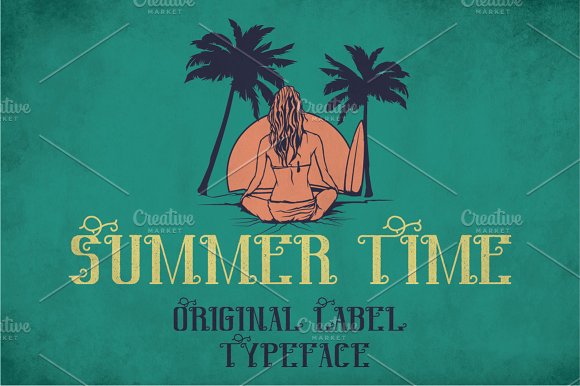 Sumer Time Modern Label Typeface插图2