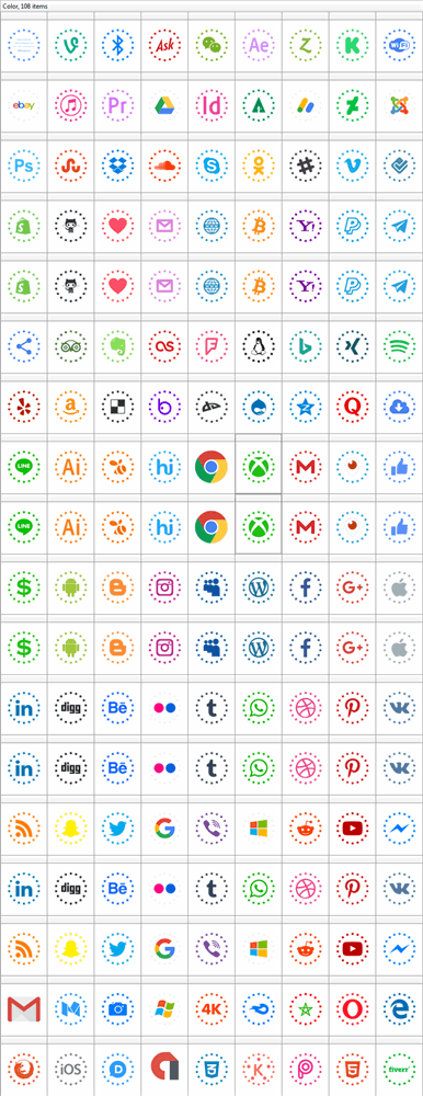 Type Icons Color font插图