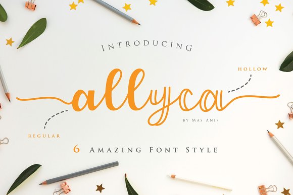 Allyca Font Family插图