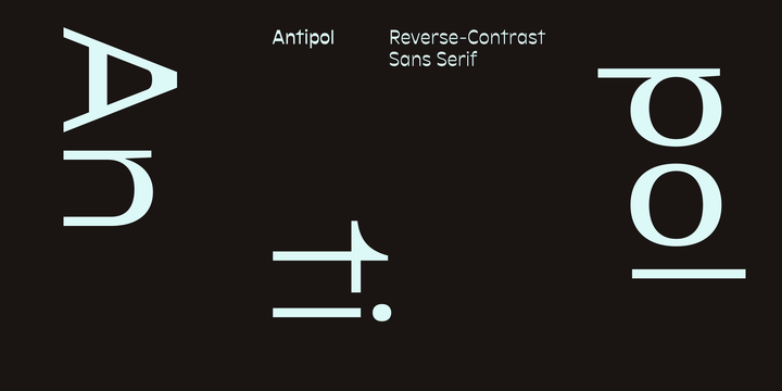 Antipol Font Family 26 Font插图