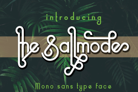 The Sallmode Font插图