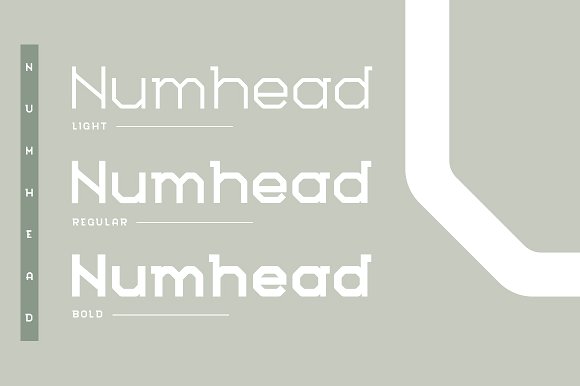 Numhead Typeface插图1
