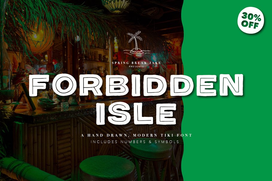 Forbidden Isle Tiki Font插图
