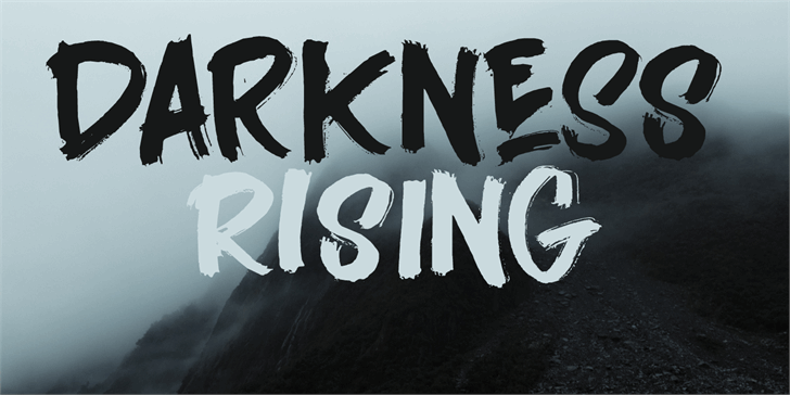 Darkness Rising DEMO font插图