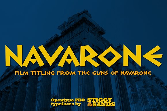 Navarone Font插图