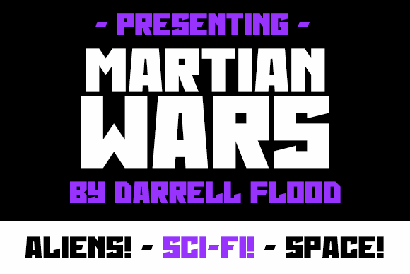 Martian Wars font插图