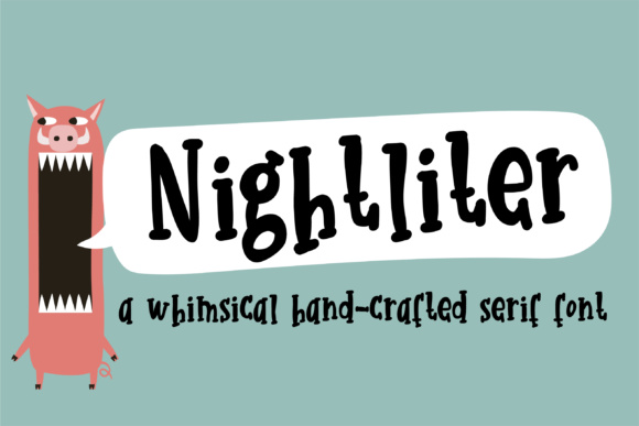 Nightliter Font插图