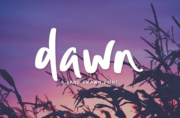 Dawn | Hand Drawn Font插图3