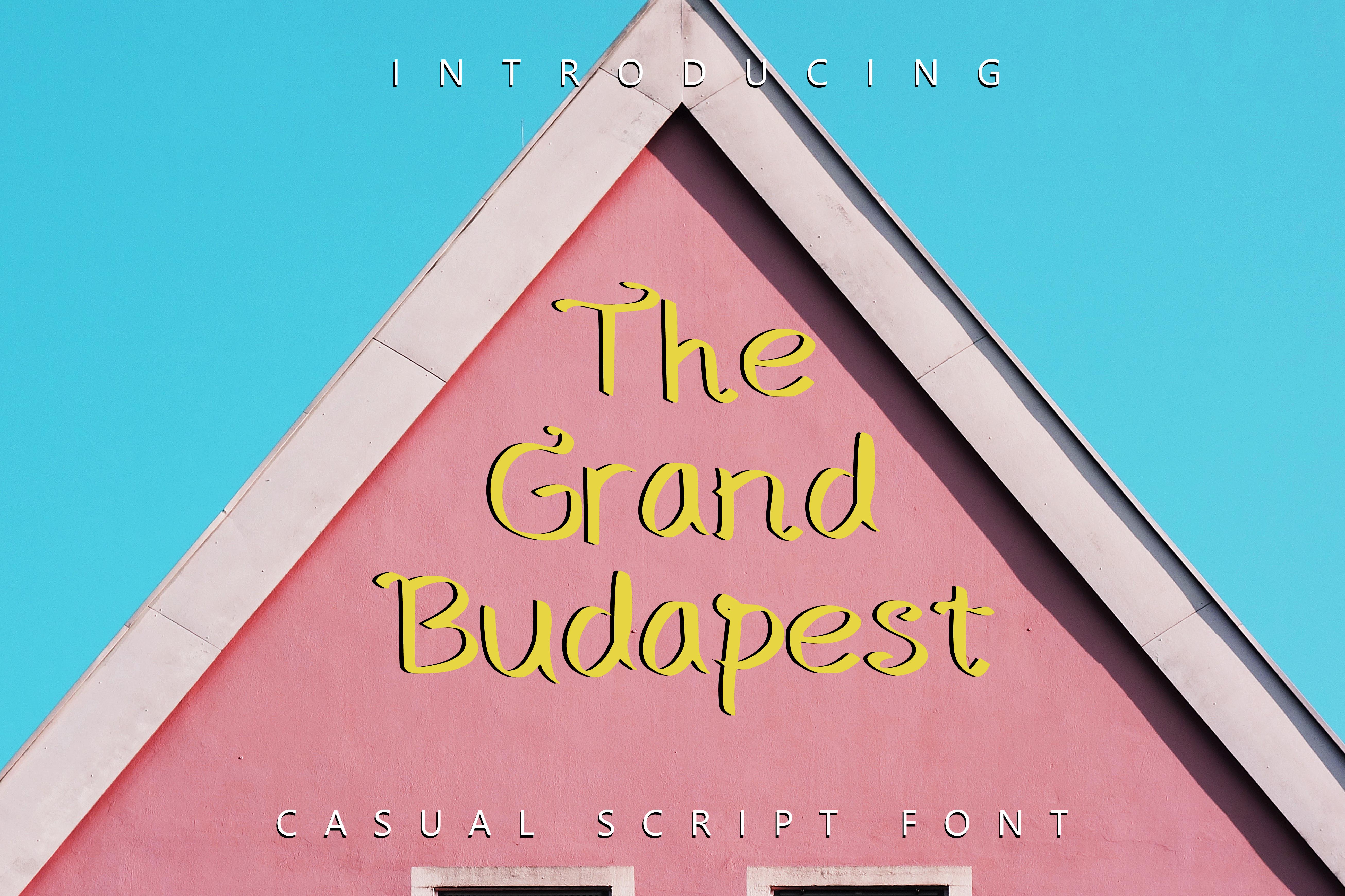 The Grand Budapest Font Regular Font插图